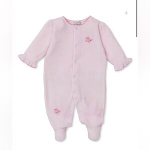 Kissy Kissy Roses and Blooms Pink Velour
Footie, 6-9 Months